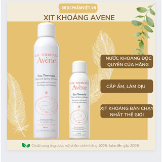 Xịt khoáng avene dưỡng ẩm thermal spring water 150ml/ 300ml
