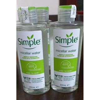 Nước Tẩy Trang Simple Micellar Cleansing Water 200ml