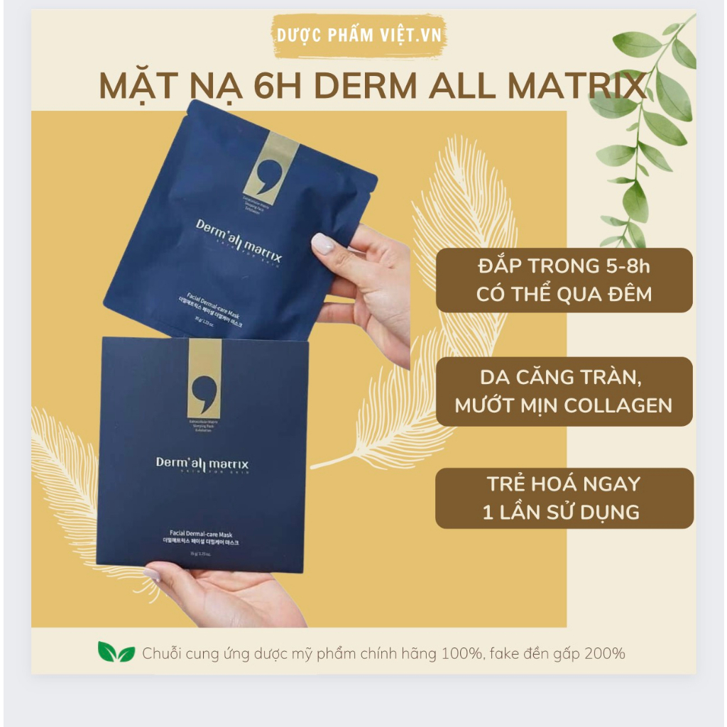 Mặt Nạ Derm all Matrix Chính Hãng