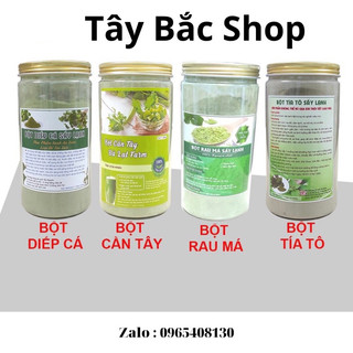 Combo các loại bột cần tây , rau má , tía tô , diếp cá