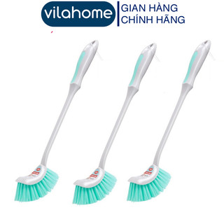 Chổi Cọ Toilet VilaHome, Cọ Nhà Tắm Nhà Vệ Sinh Đầu Cong Lông Cứng, Dễ Dàng Vệ Sinh. Chổi Cọ 0108