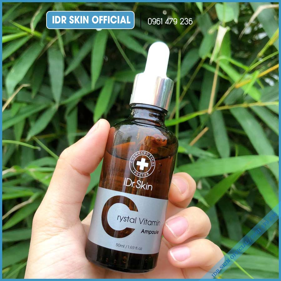 Tinh chất dưỡng trắng da Idr Skin_ IDr.Skin Crystal vitamin C Serum-Ampoule 50ml