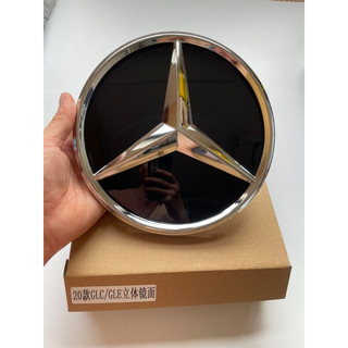 Logo 3d mercedes benz - logo mặt ga lăng 3d mercedes benz thay thế mặt cũ c class w204 w205 e class w213 w212 glc gle...