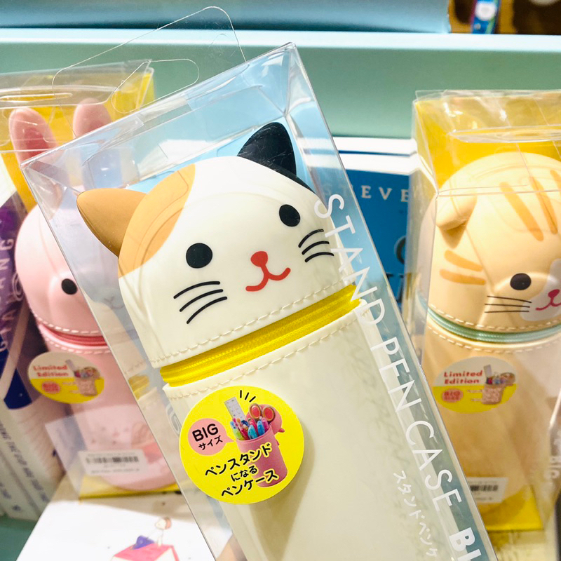 HỘP BÚT SILICON SMART FIT PUNILABO, THÂN TRÒN, BIG SIZE A7714 - Nhật Bản