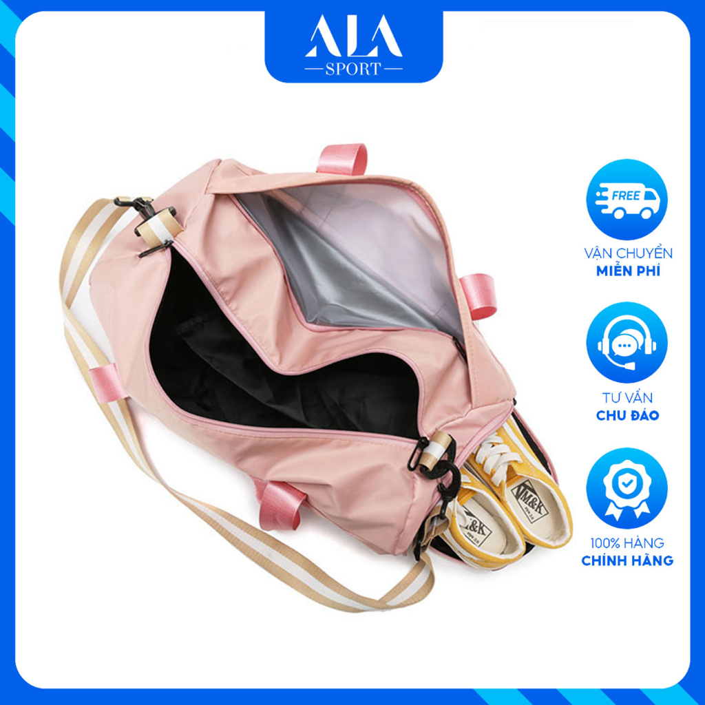 Túi Xách Du Lịch Vải Thời Trang Có Ngăn Để Giày