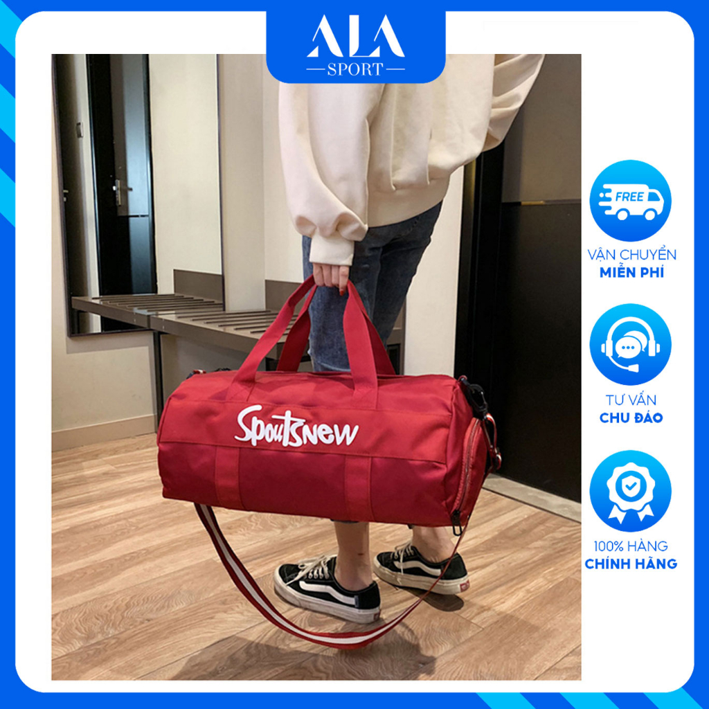 Túi Du Lịch Thời Trang Thể Thao Dã Ngoại Tiện Dụng Túi Trống Vải Cao Cấp Chống Thấm Nước Có Ngăn Riêng Để Giày TU03