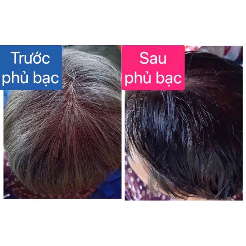 Gói dầu gội phủ bạc Dạ Thảo Liên 2 màu đen-nâu