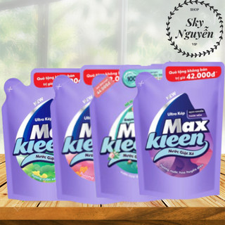 Combo Túi Nước Giặt Xả Maxkleen Túi Nhỏ 600g/ Túi.