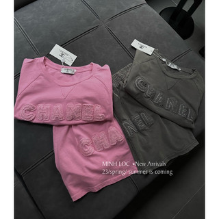 Set Cha.Nel chữ thêu nổi