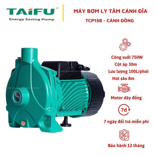 Máy bơm ly tâm, bơm đĩa 750w cánh đồng taifu tcp158 - bảo hành 1 năm