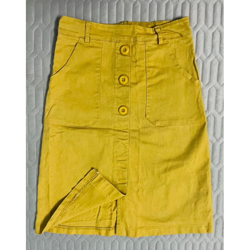 Chân váy kaki khuy hàng đẹp Quảng Châu dày dặn