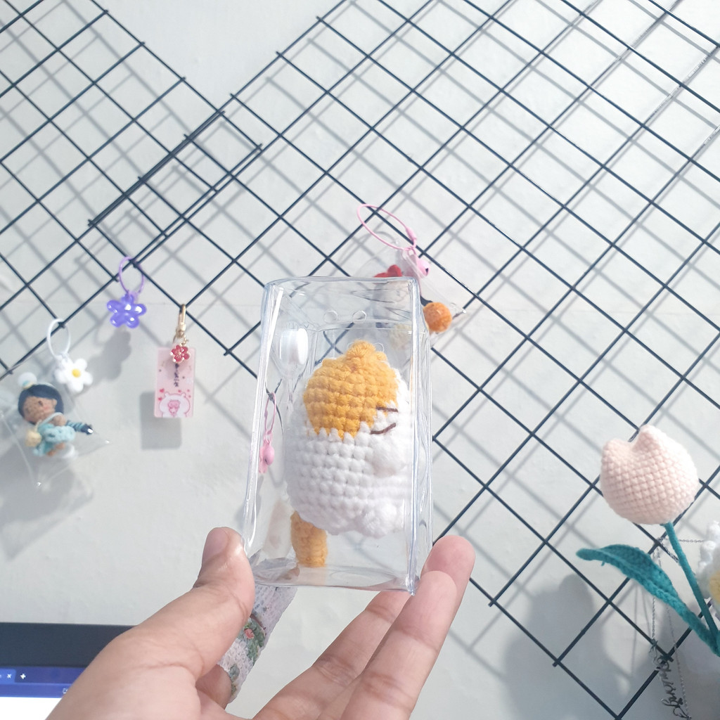 Túi nhựa trong suốt đựng búp bê, thú bông mini, bịch bảo vệ thú bông mini