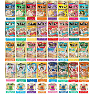 🇹🇭[Giá Sỉ Tốt Nhất] Pate Thức Ăn Ướt Nekko Wet Food /PATE Pet8 GOLD Cho Mèo 70G
