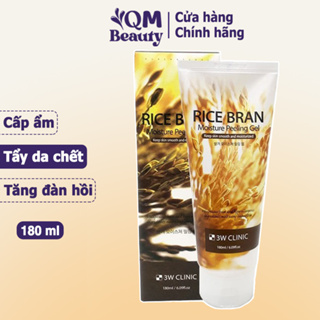 Gel tẩy tế bào chết 3W Clinic Rice Brown Moisture Peeling 180ml Hàn Quốc