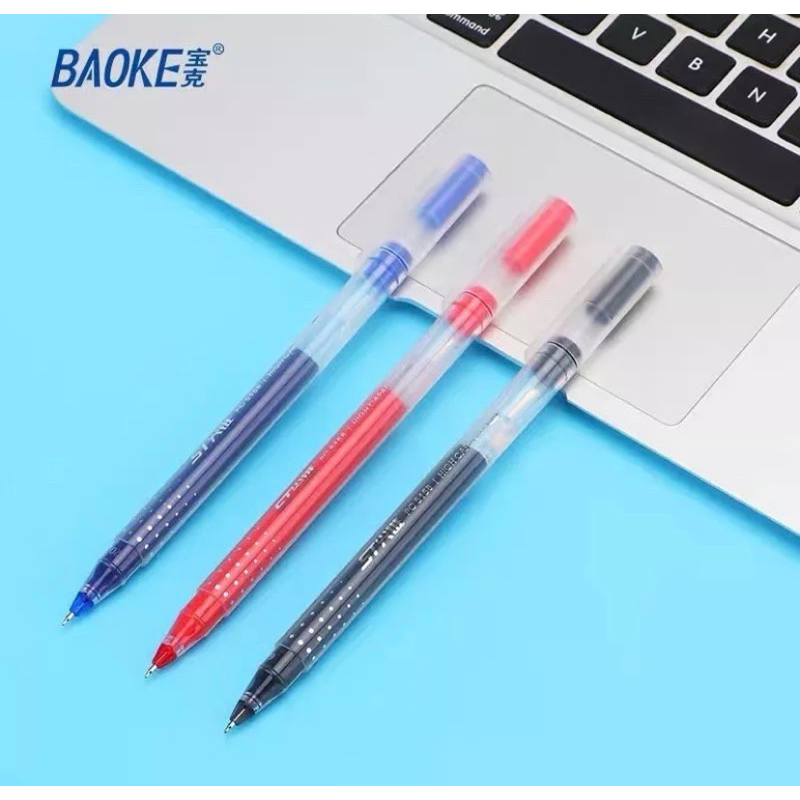 Bút gel mực nước liền thân Baoke PC5158 ngòi 0.5mm siêu nhiều mực