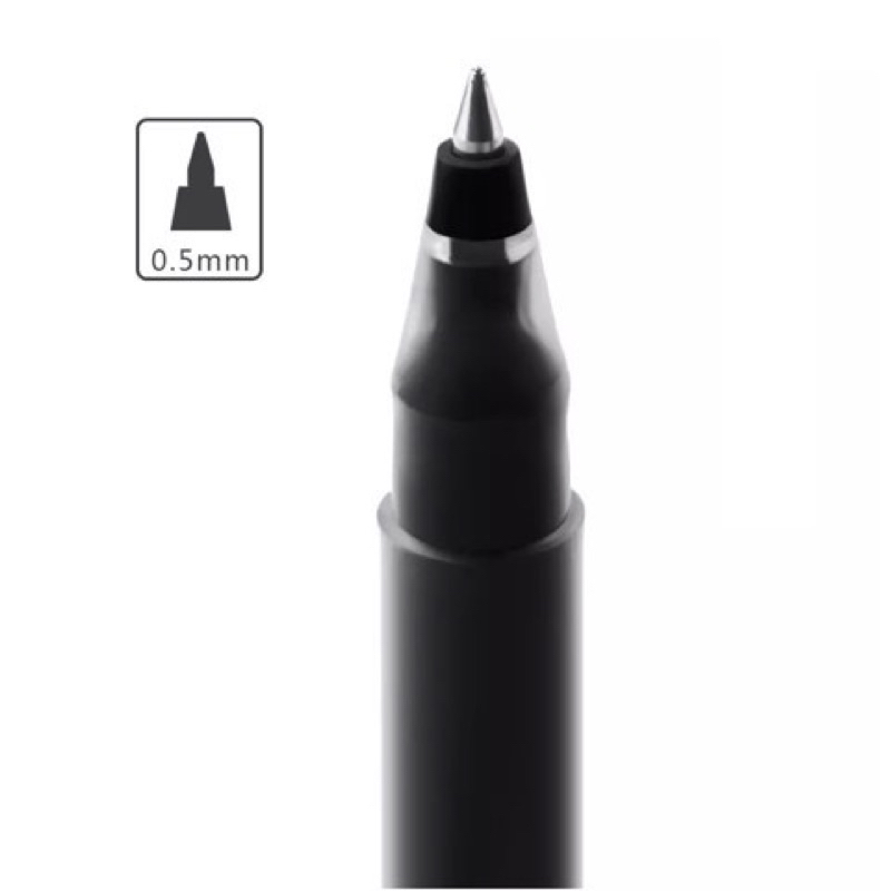 Bút gel mực nước liền thân Baoke PC5158 ngòi 0.5mm siêu nhiều mực