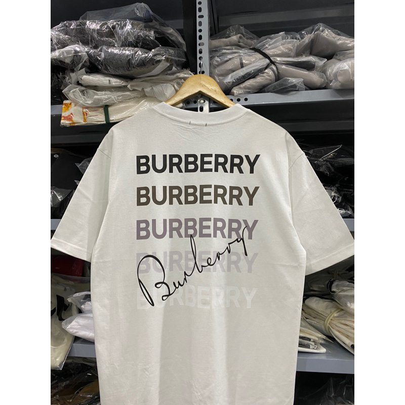 Áo thun BUR.BERRY cao cấp, áo phông sang trọng nam nữ 100% cotton cao cấp