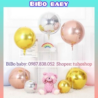 Bóng tròn 4D tráng nhôm trang trí tiệc - BiBo baby