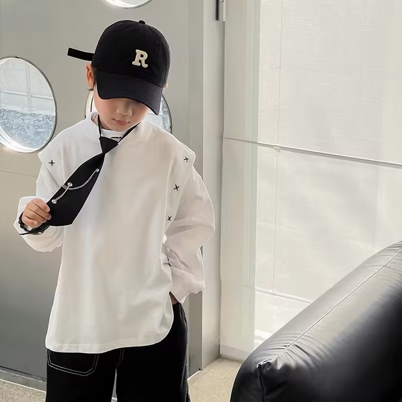 Cà vạt bé trai cá tính CA1, hàng quảng châu cao cấp