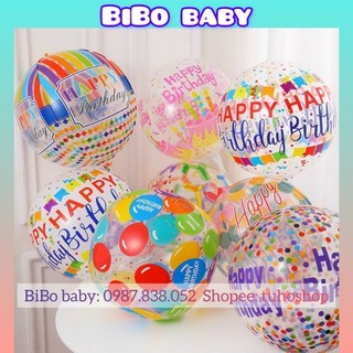 Bóng 4D in chữ Happy birthday kiểu Hàn Quốc trang trí sinh nhật