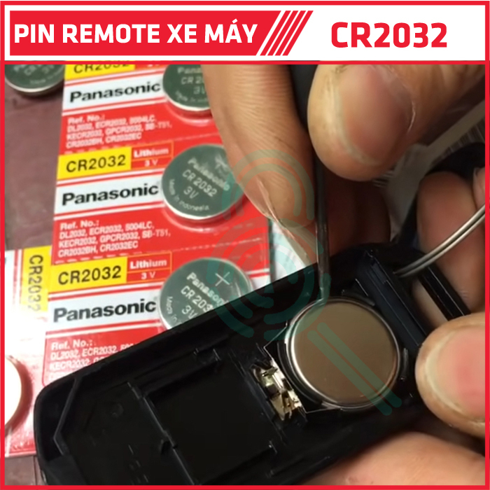 Pin Chìa Khóa SmartKey (Remote) Xe Máy Honda SH, Vision, Lead, PCX, Vario, Air Blade - Pin Panasonic CR2032