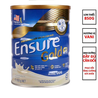 Sữa bột Ensure Gold hương vani 850g
