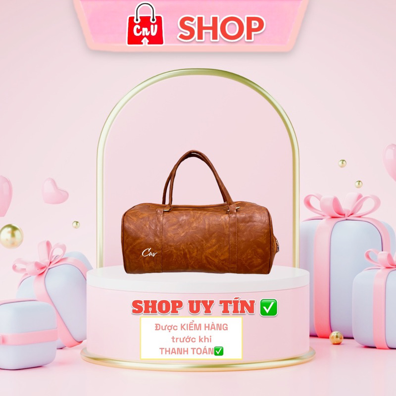 Túi du lịch đa năng, da trơn size 55 có dây đeo chéo, đa năng có thể gấp gọn, chất liệu da dày bền đẹp và thời trang