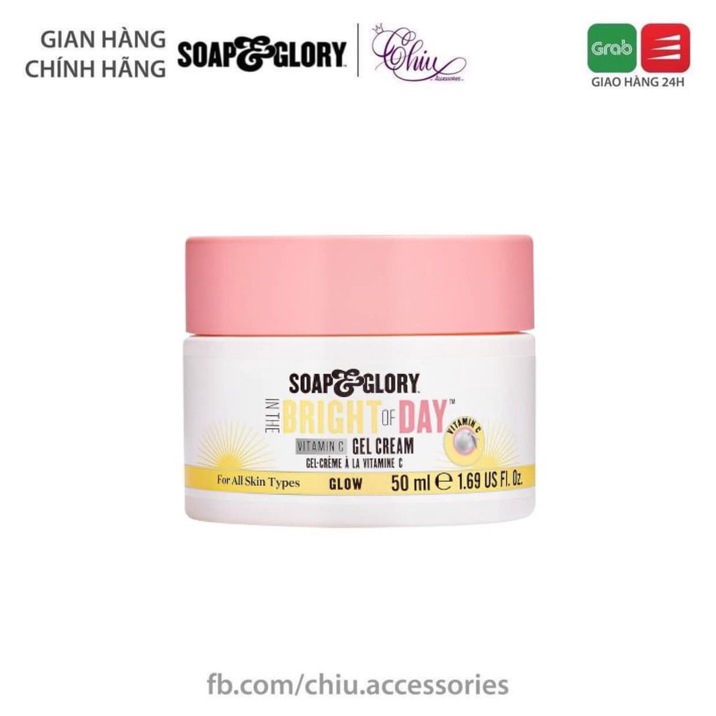 Kem dưỡng trắng da soap and glory bright day gel cream 50 ml