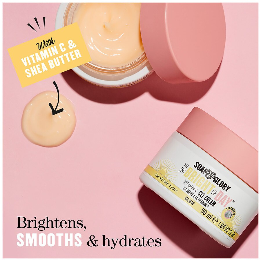 Kem dưỡng trắng da soap and glory bright day gel cream 50 ml