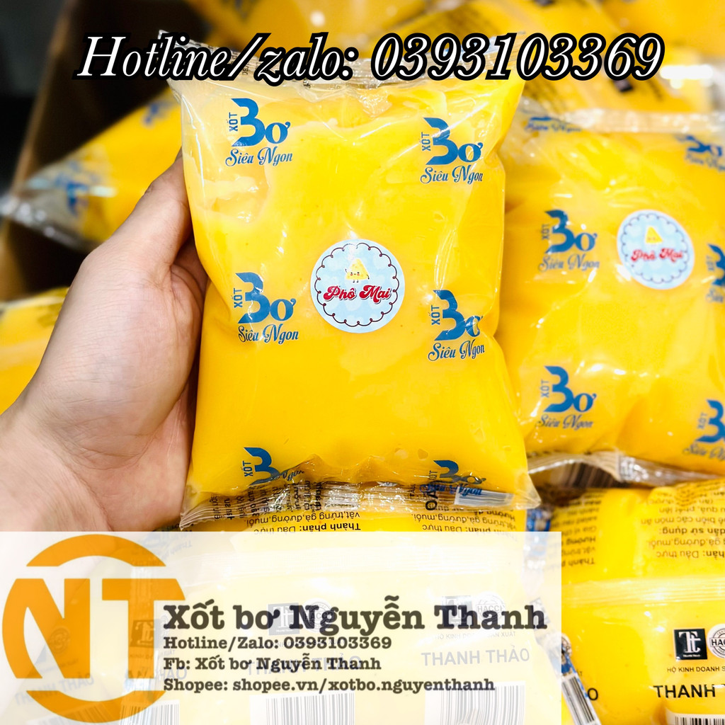 XỐT BƠ ĐẶC BIỆT và XỐT BƠ PHÔ MAI thơm ngon - Dùng cho bánh tráng, bánh mì, salad...