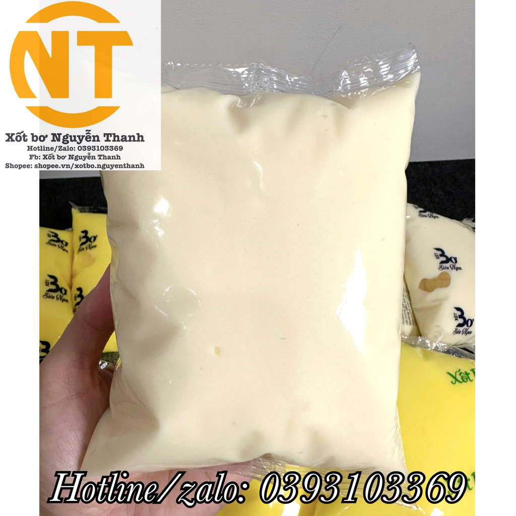 XỐT BƠ ĐẶC BIỆT và XỐT BƠ PHÔ MAI thơm ngon - Dùng cho bánh tráng, bánh mì, salad...