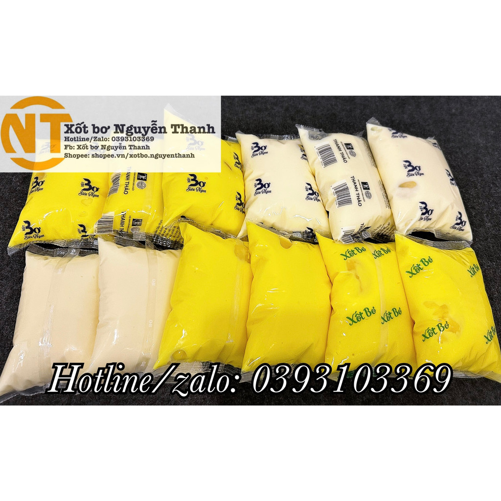 XỐT BƠ ĐẶC BIỆT và XỐT BƠ PHÔ MAI thơm ngon - Dùng cho bánh tráng, bánh mì, salad...