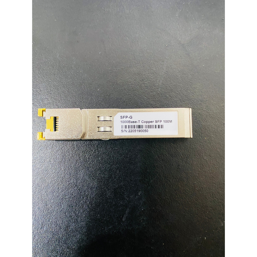 Module đồng RJ45 BTON 1000Base SFP-G Cooper khoảng cách truyền 100m