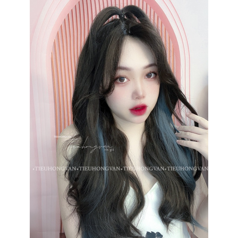 TÓC NGUYÊN ĐẦU 2 MÁI BAY - XOĂN LIGHT XANH