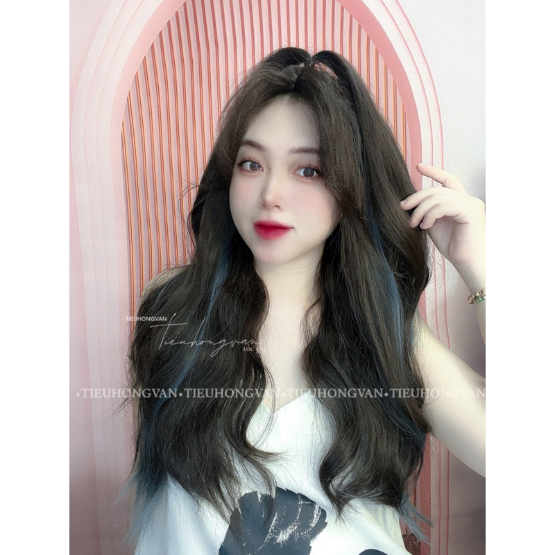 TÓC NGUYÊN ĐẦU 2 MÁI BAY - XOĂN LIGHT XANH