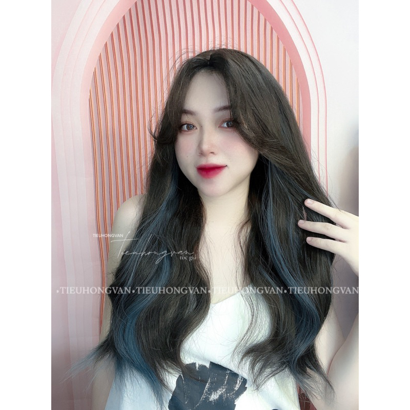 TÓC NGUYÊN ĐẦU 2 MÁI BAY - XOĂN LIGHT XANH