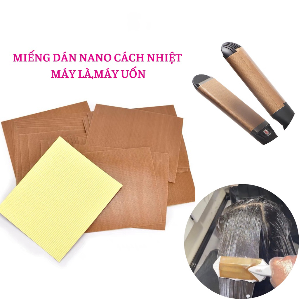 Miếng Dán Nano bọc Máy Là, máy duỗi Tóc