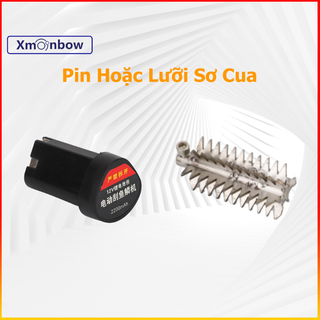 Pin và lưỡi sơ cua máy đánh vảy cá cầm tay công suất lớn 125w