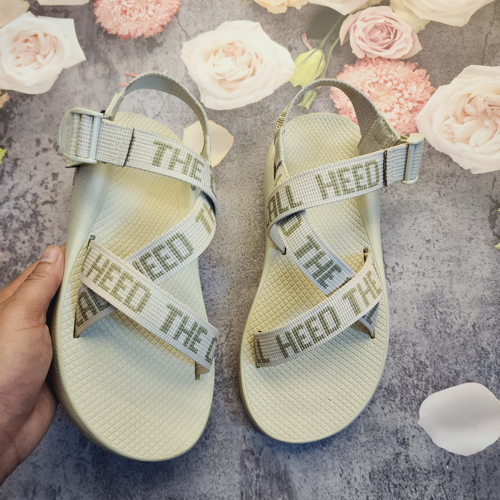 Dép Sandal Chaco Đế Thơm Hương Quế, Full Box Mã Trắng Chữ TG17