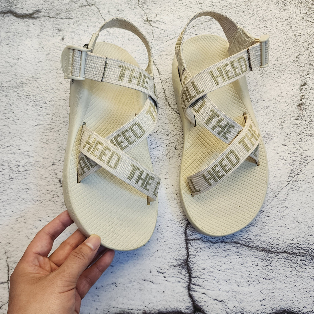 Dép Sandal Chaco Đế Thơm Hương Quế, Full Box Mã Trắng Chữ TG17