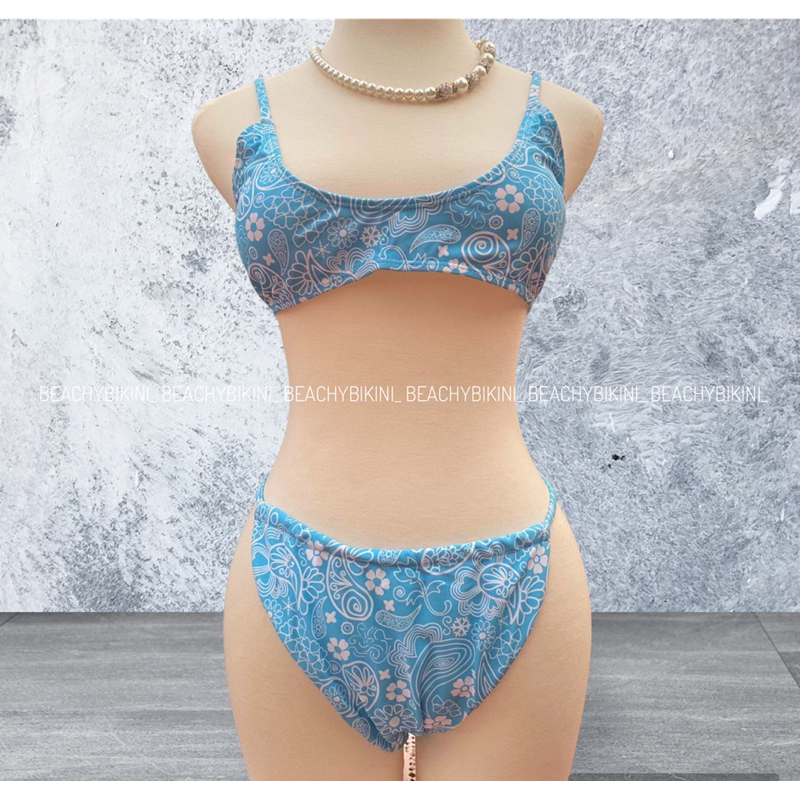 Set bikini 3 mảnh kèm áo + chân váy