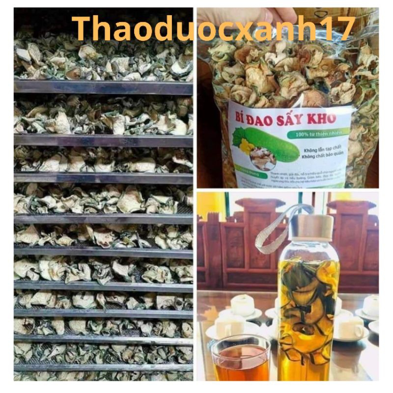 Trà Bí Đao sấy khô(1kg) nguyên chất lát to trắng đẹp