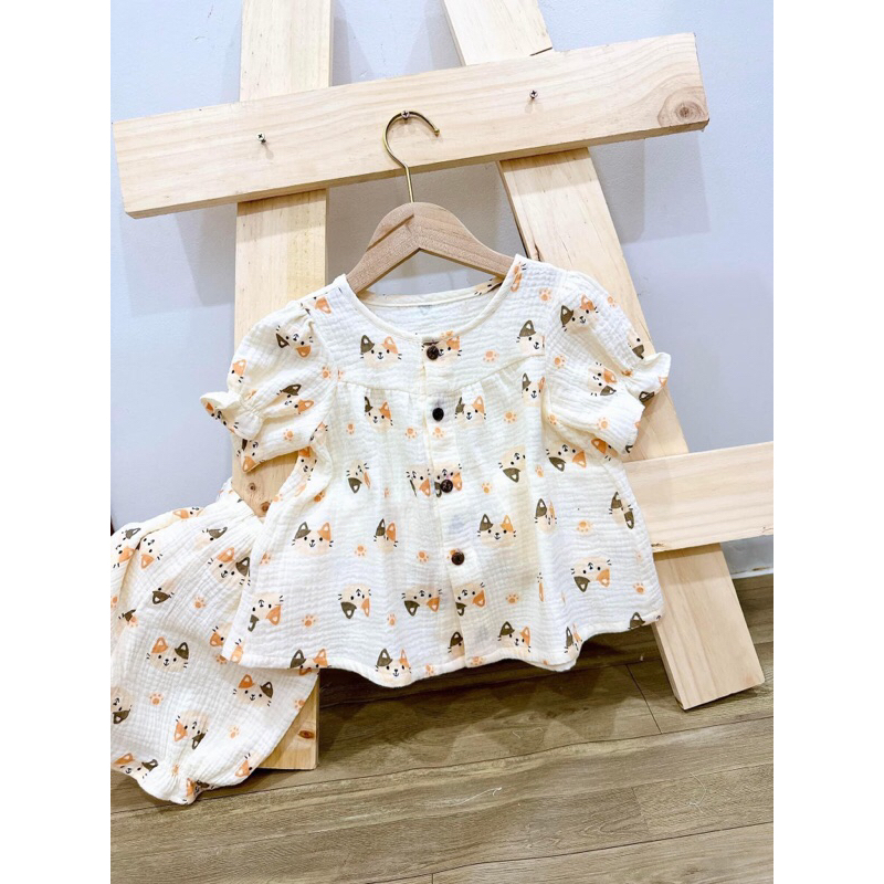 BỘ ĐỒ MUSLIN CAO CẤP CHO BÉ