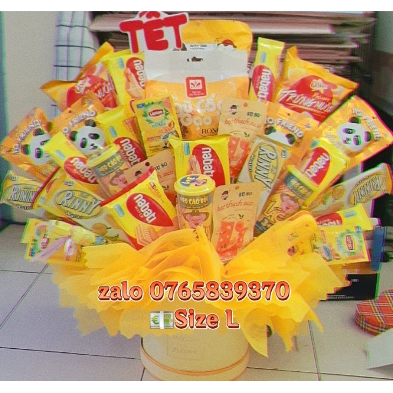 Bó hoa bánh kẹo , bó hoa tặng sinh nhật cho nữ,cho nam,cho mẹ