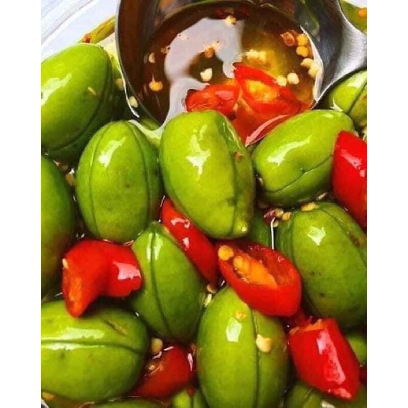 Trám xanh dầm mắm ớt