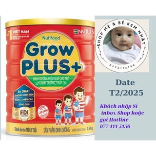 Sữa Grow Plus Nutifood 1.5Kg cho trẻ cần tăng cân và bổ sung dinh dưỡng