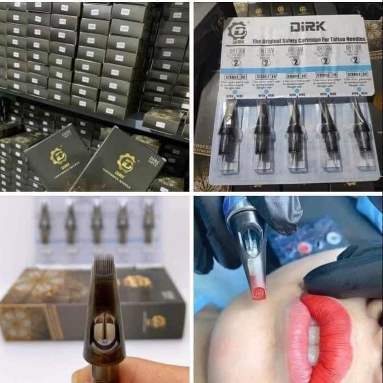 Kim Máy Pen DIRK Hoa Cúc - Kim Pen Phun Xăm Môi - Mày Và Xăm Tattoo Từ Kim 1đến 15