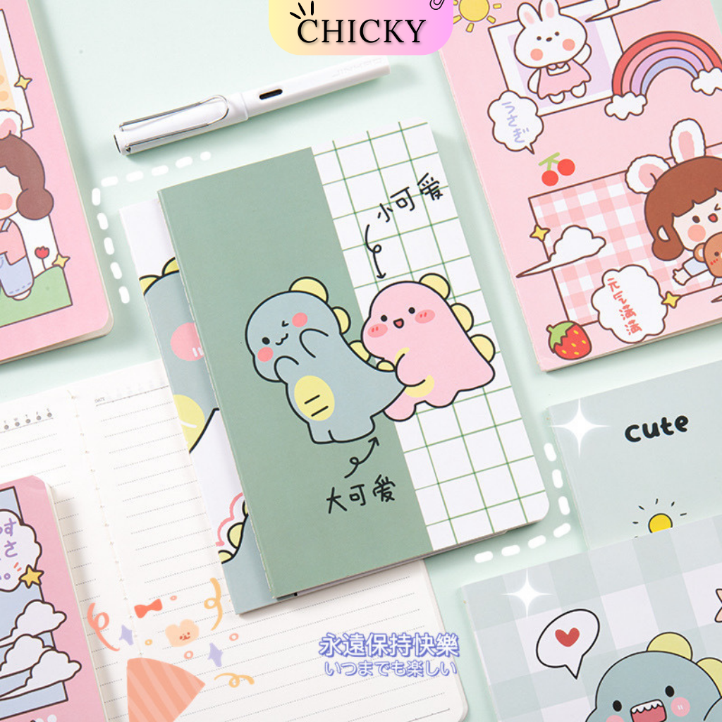 Sổ ghi chú A5, vở ghi chép học tập Chicky bìa in hoạt hình dễ thương