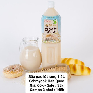 🍶🥛 sữa gạo rang sahmyook - siêu ngon chai to đến 1.5lit🥛🍶