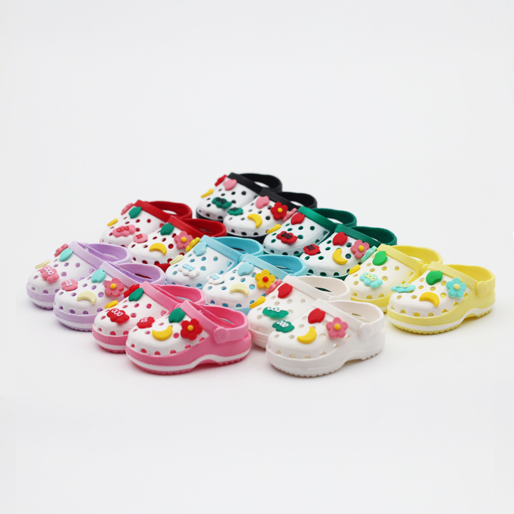 Dép crocs nhựa cho doll 20cm